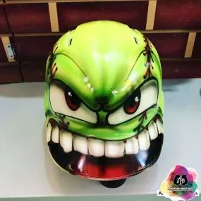 Airbrush Monster Softball Design