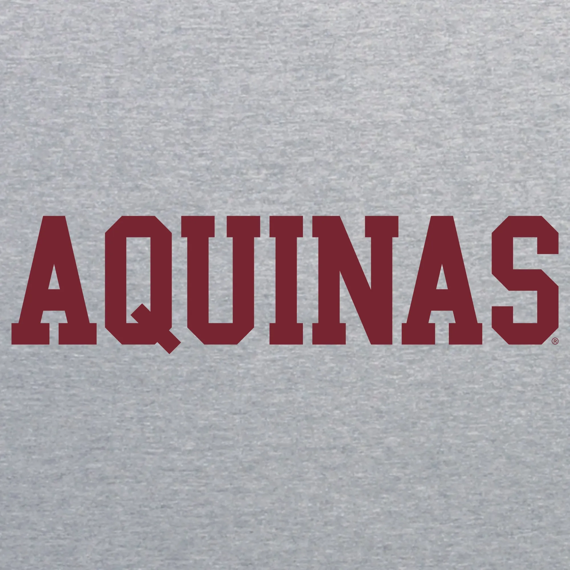 Aquinas Saints Basic Block T Shirt - Sport Grey