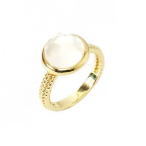 Aurora Gold Round Stack Ring