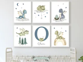 Baby Dragon Nursery Prints