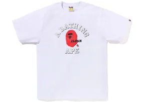 Bape Japan College Tee 'White'