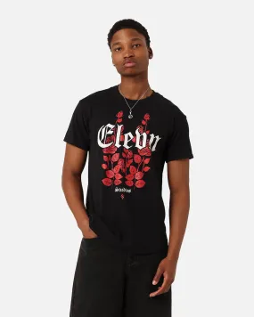 Elevn Clothing Co Rose Bunch T-Shirt Black