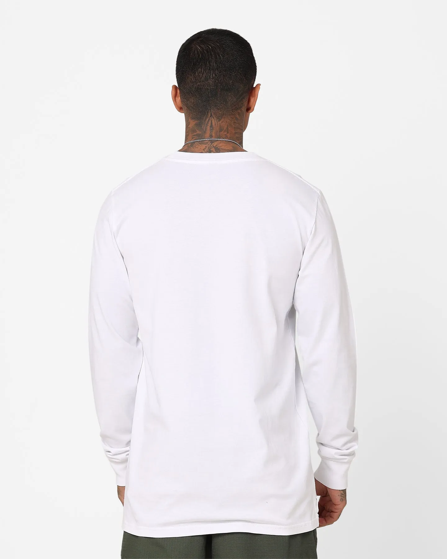 Elevn Clothing Co Studio Long Sleeve T-Shirt White