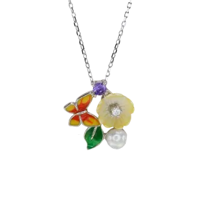 Fall Rockrose Necklace