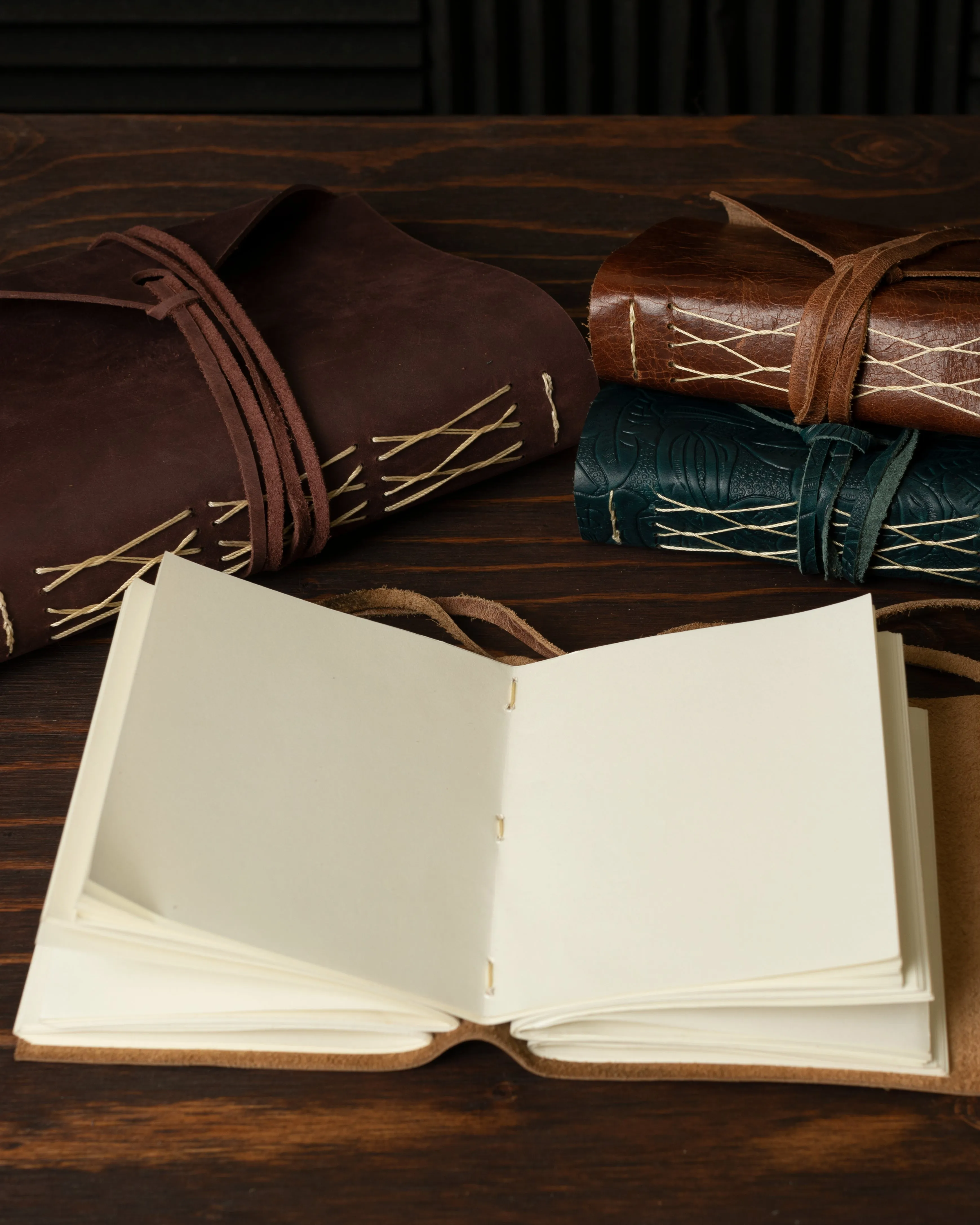 Hand-Stitched Leather Journal