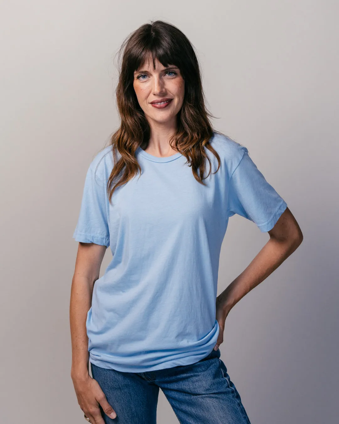 KU Mom Powder Blue T-Shirt