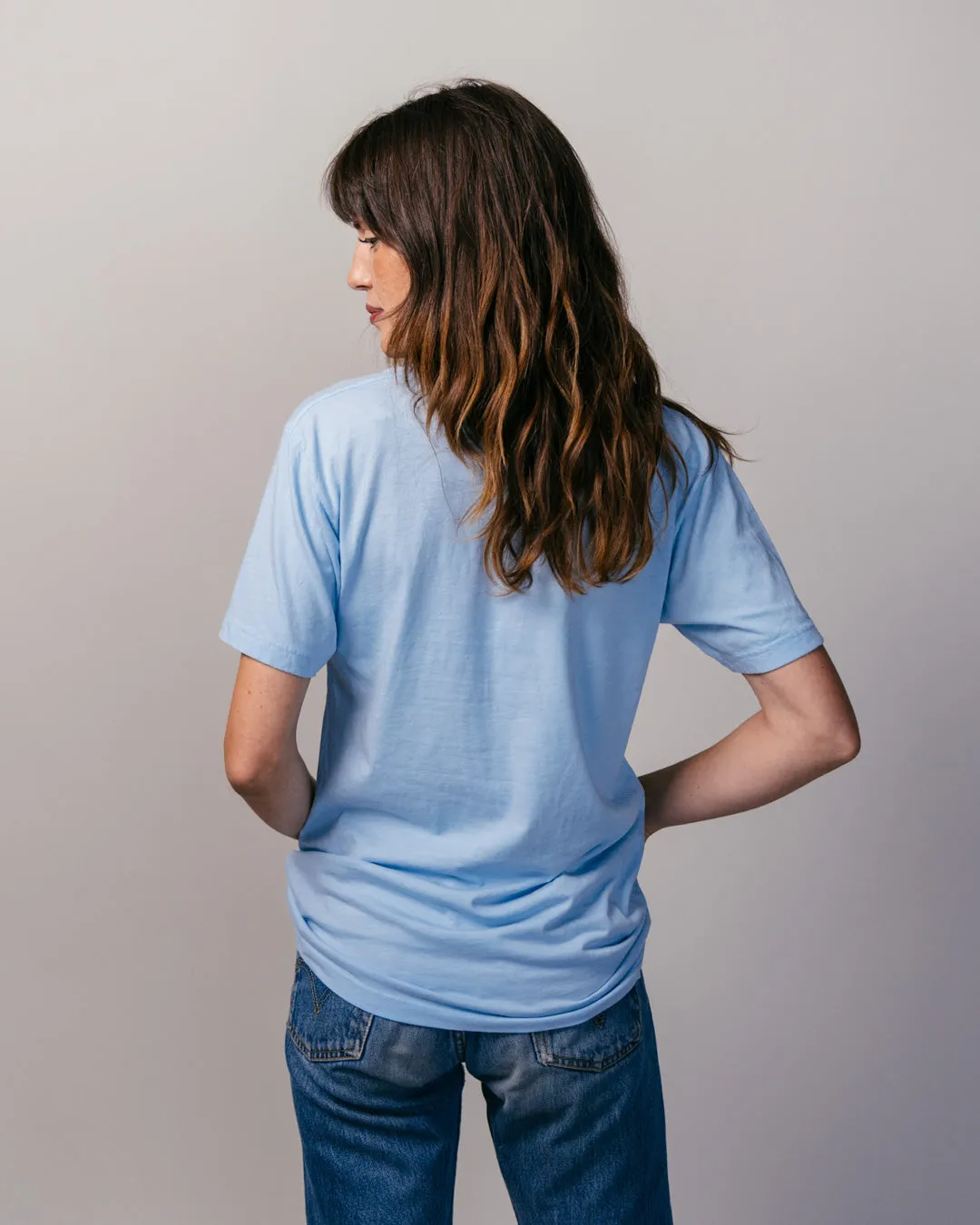 KU Mom Powder Blue T-Shirt