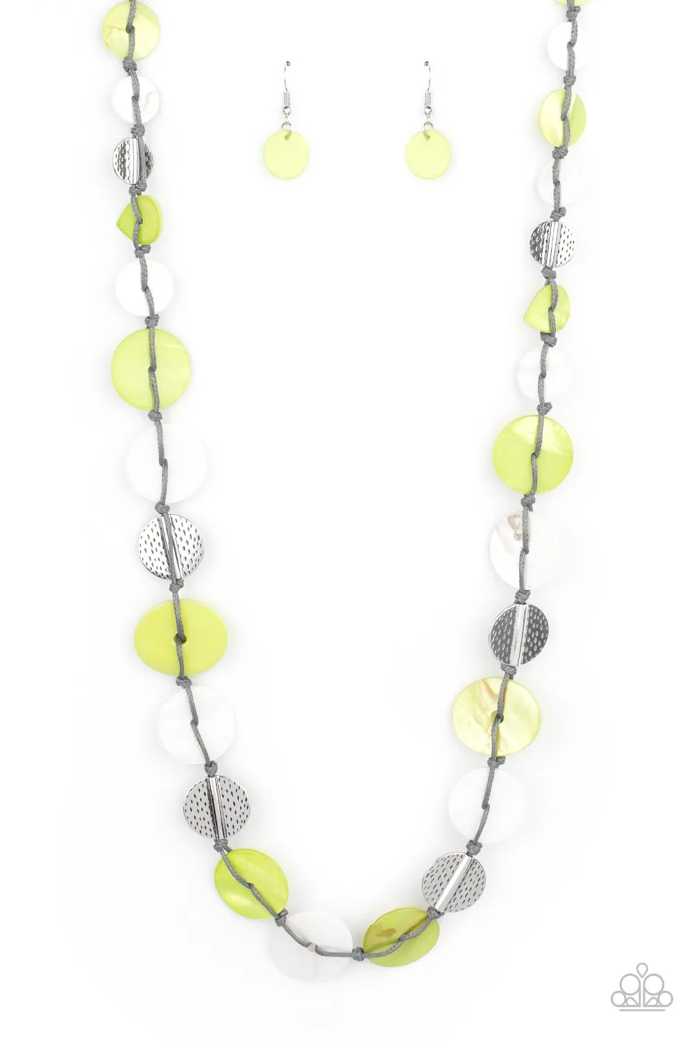 Paparazzi Necklace ~ Seashore Spa - Green