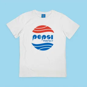 Pepsi Perfect Summer White T-Shirt- UK XS / US XXS